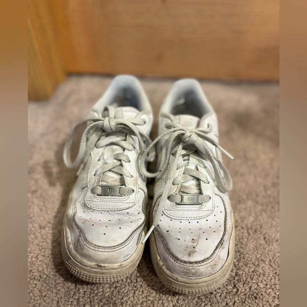 Women’s Nike Air 1 White Sneakers- Size 7